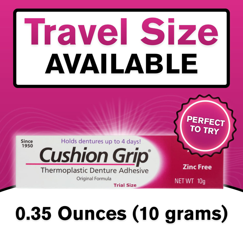 Cushion Grip envase cerrado de 0.35 oz ideal para llevar y almacenar