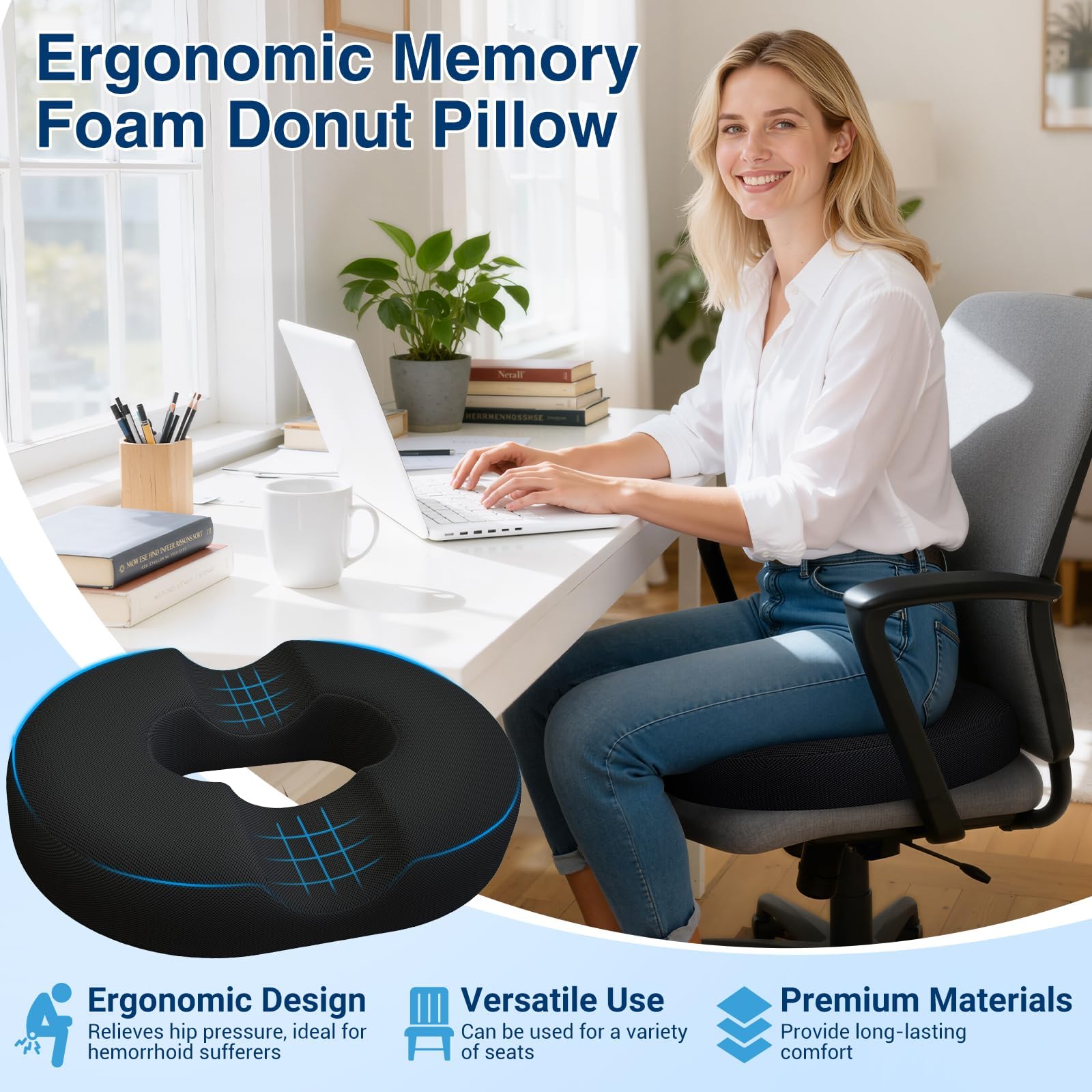 CushZone empaquetado como regalo práctico y elegante para familiares