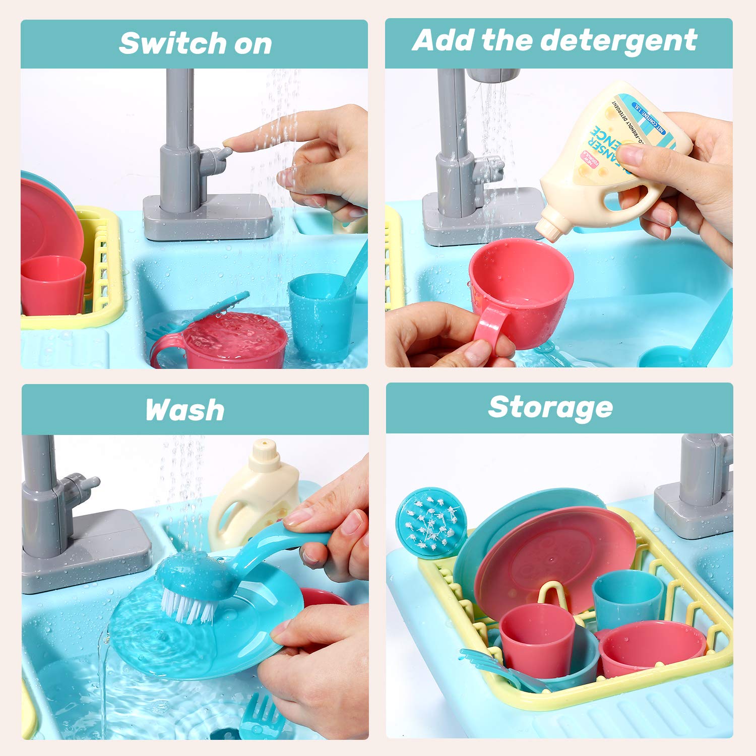 CUTE STONE ambiente de juego en cocina infantil fomentando roles y coordinación