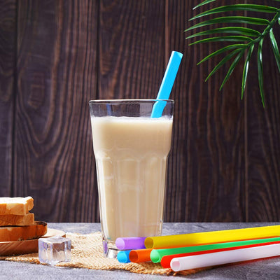 CVNDKN pajillas usadas en bubble tea facilitando sorber perlas