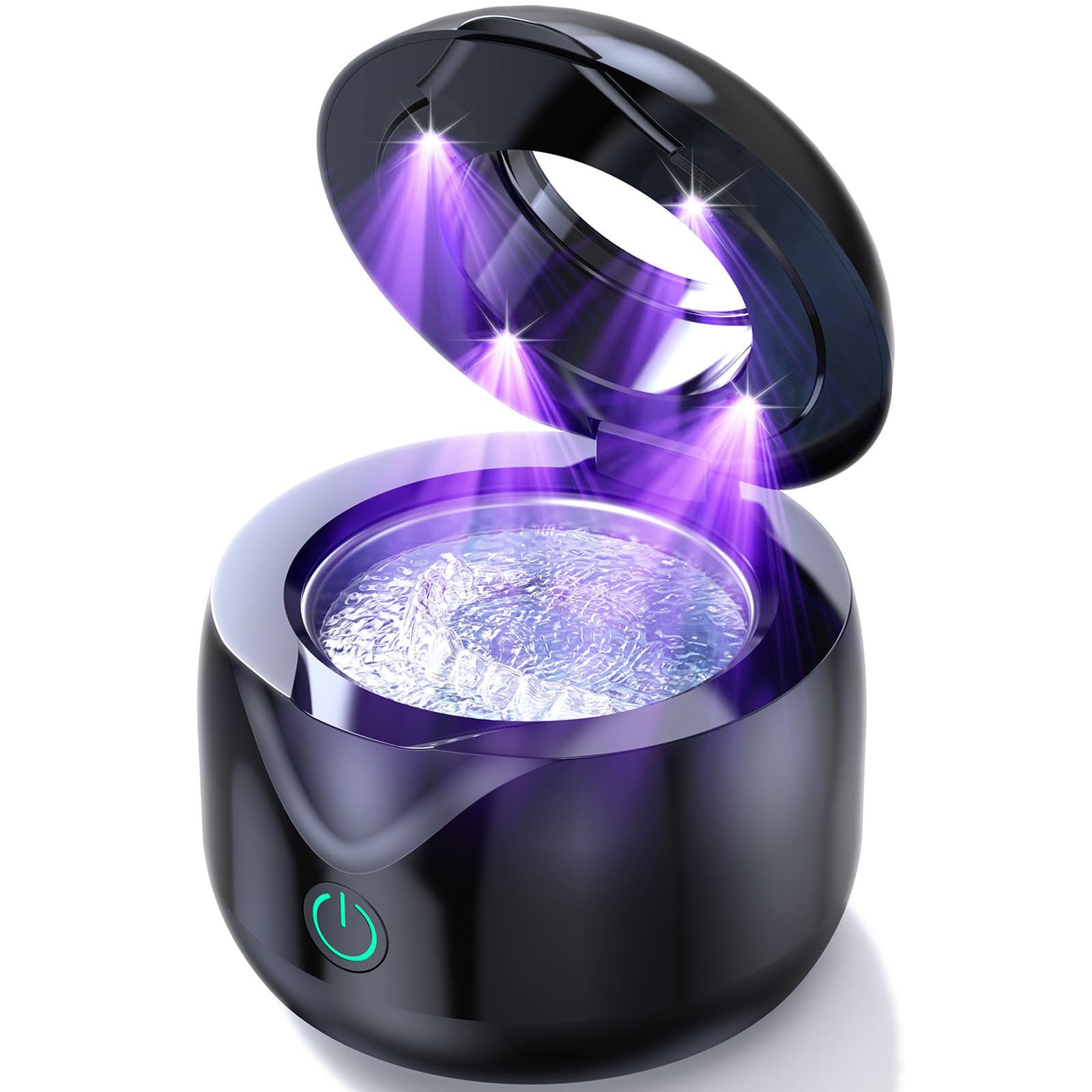 CXRUY pod frontal en gloss black mostrando diseño compacto y elegante