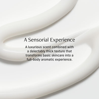 CYKLAR fragrance notes visual conveying warm vanilla and layering benefit