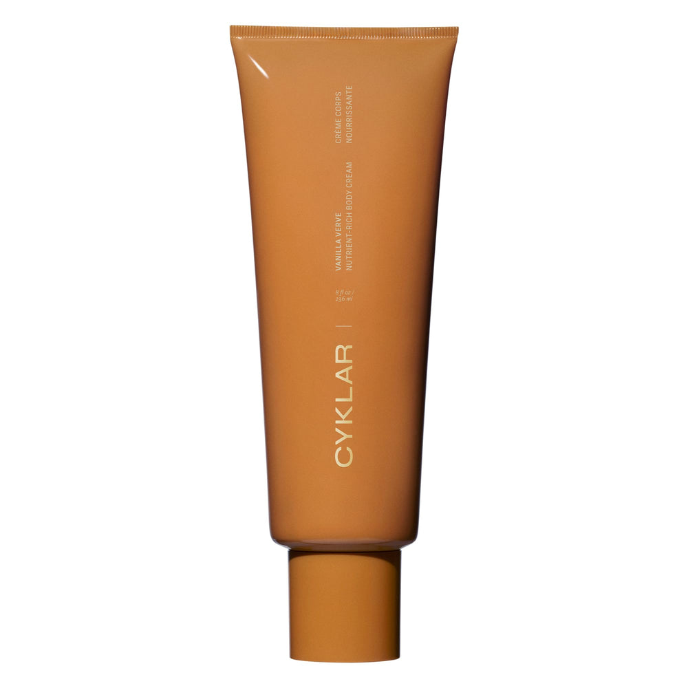 CYKLAR front tube showing Vanilla Verve and non-greasy benefit