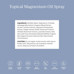 CYMBIOTIKA ingredient label close-up highlighting magnesium chloride and botanical blend