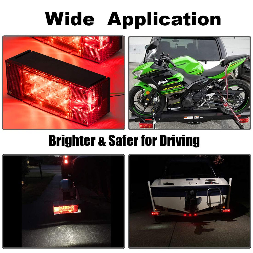CZC AUTO close-up of LED array and sealed lens showing durable construction and visibility