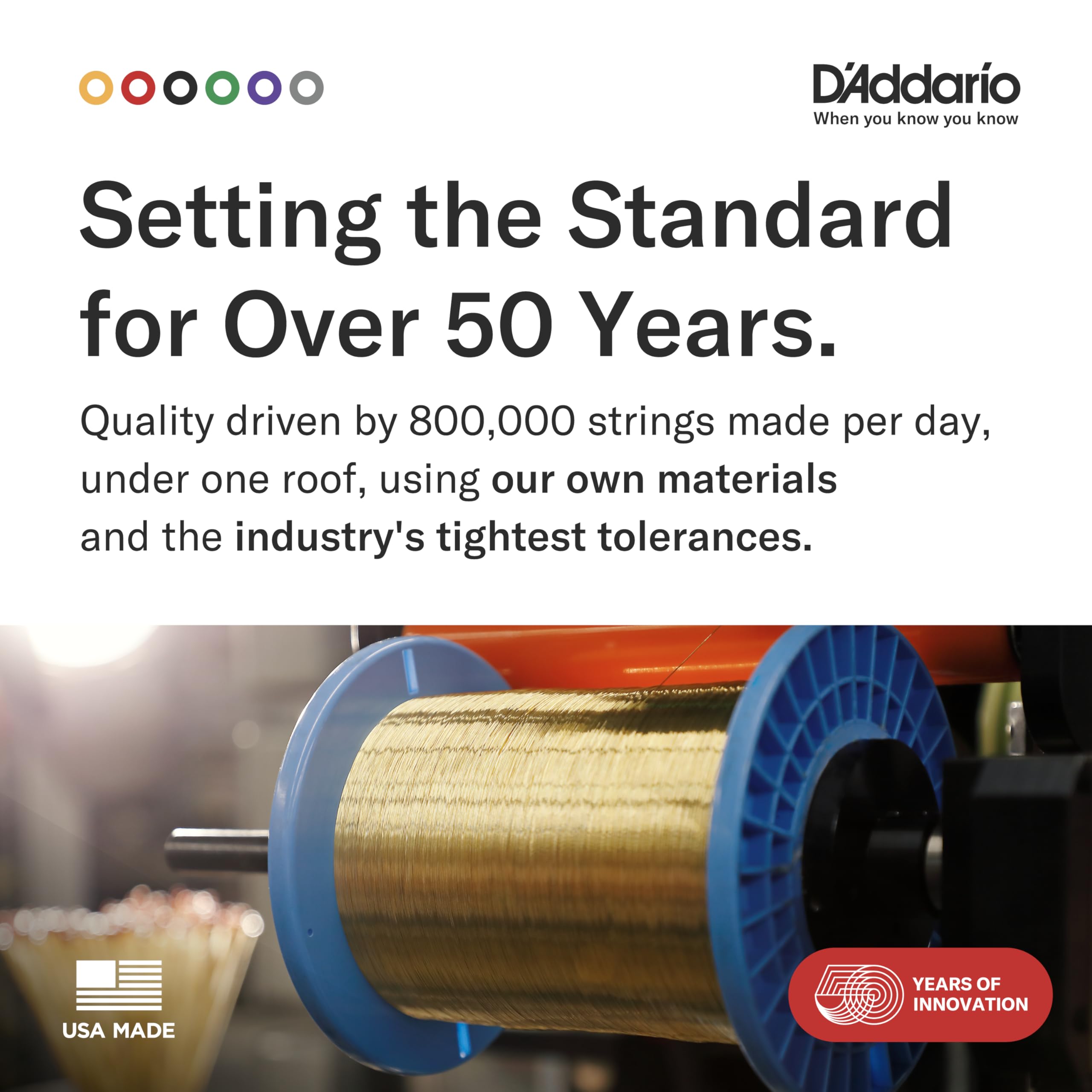 D'Addario bolsa VCI con código para Players Circle y protección anticorrosión