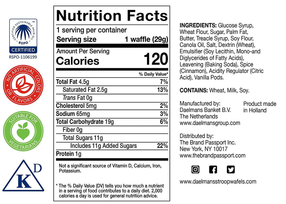 Daelmans ambiente de cafetería con stroopwafels para servir a clientes