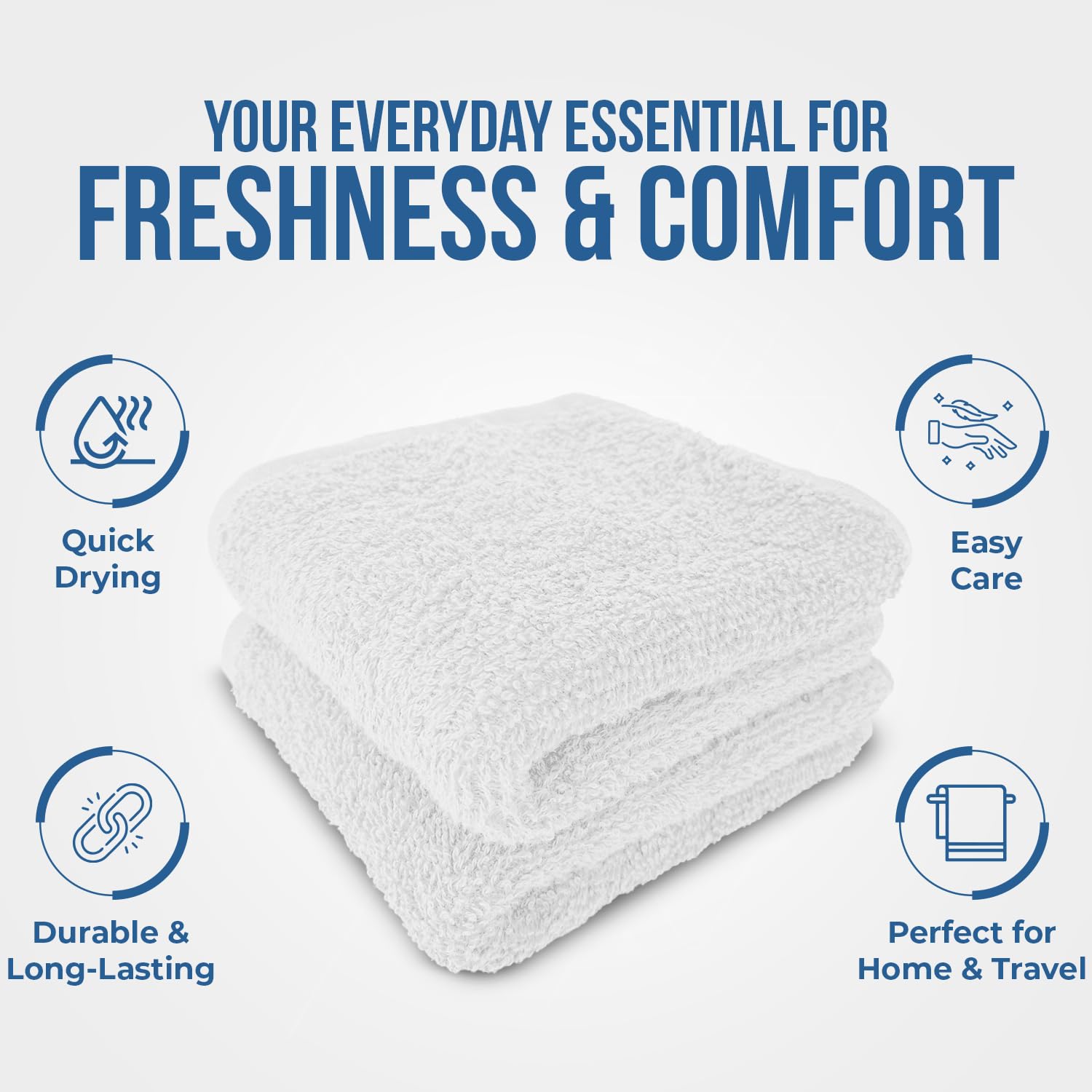 DAN RIVER neatly folded cloths in gift box suggesting present-ready set