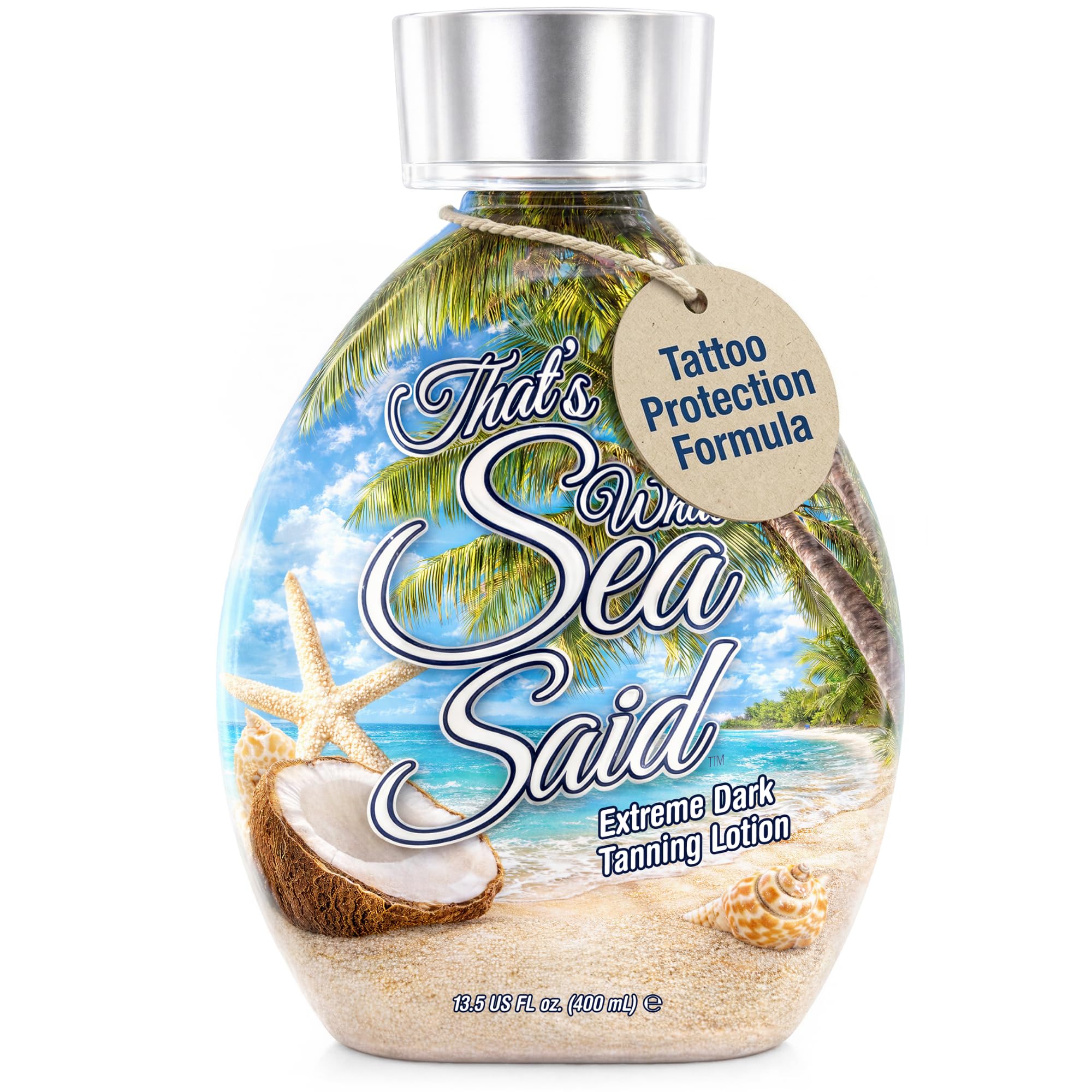 DARK TANS EXCLUSIVE frontal del envase mostrando etiqueta clara y tamaño