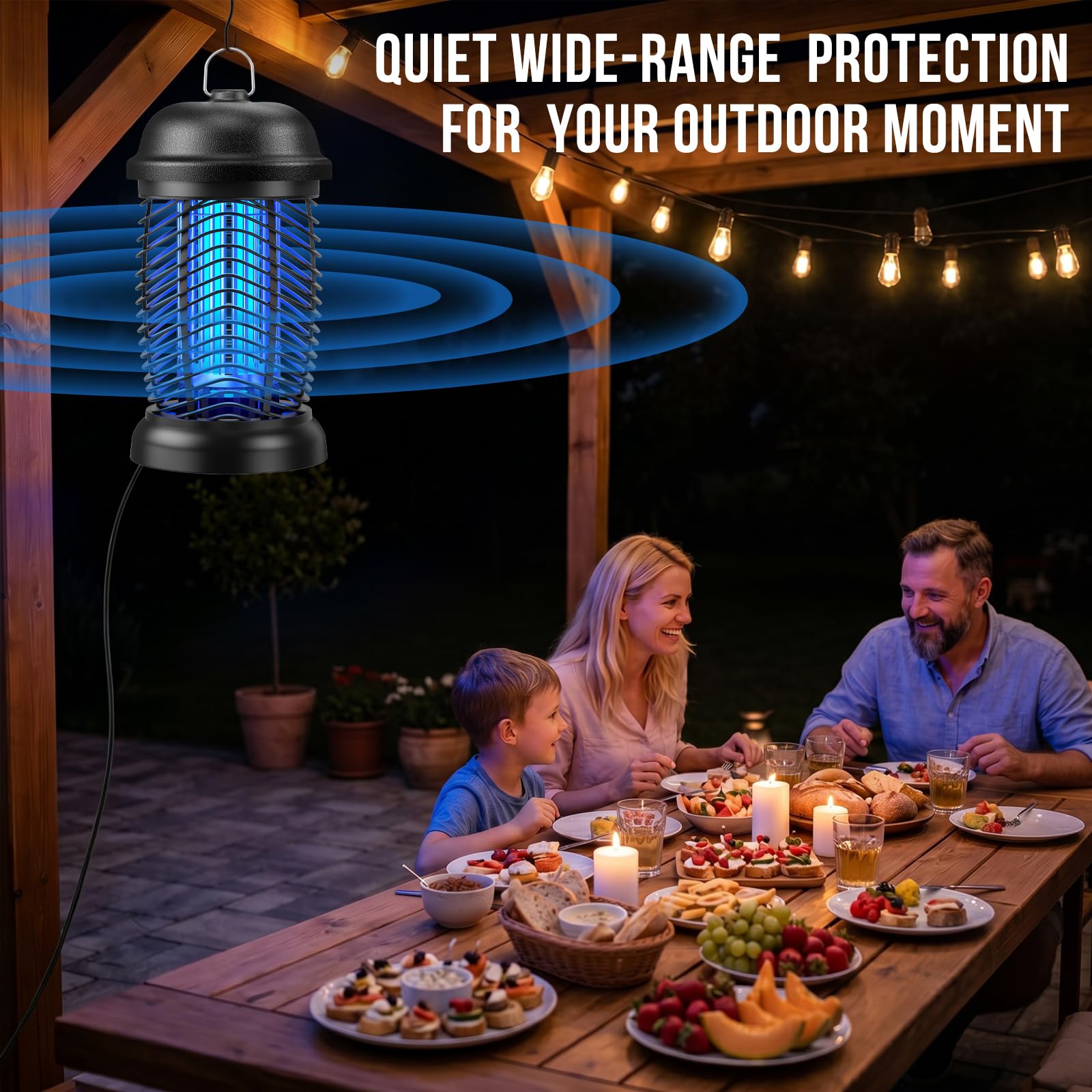 DASDXU close-up de la bombilla 365nm que atrae insectos eficazmente