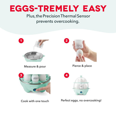 DASH steaming vegetables in tray illustrating multi-use steaming capability