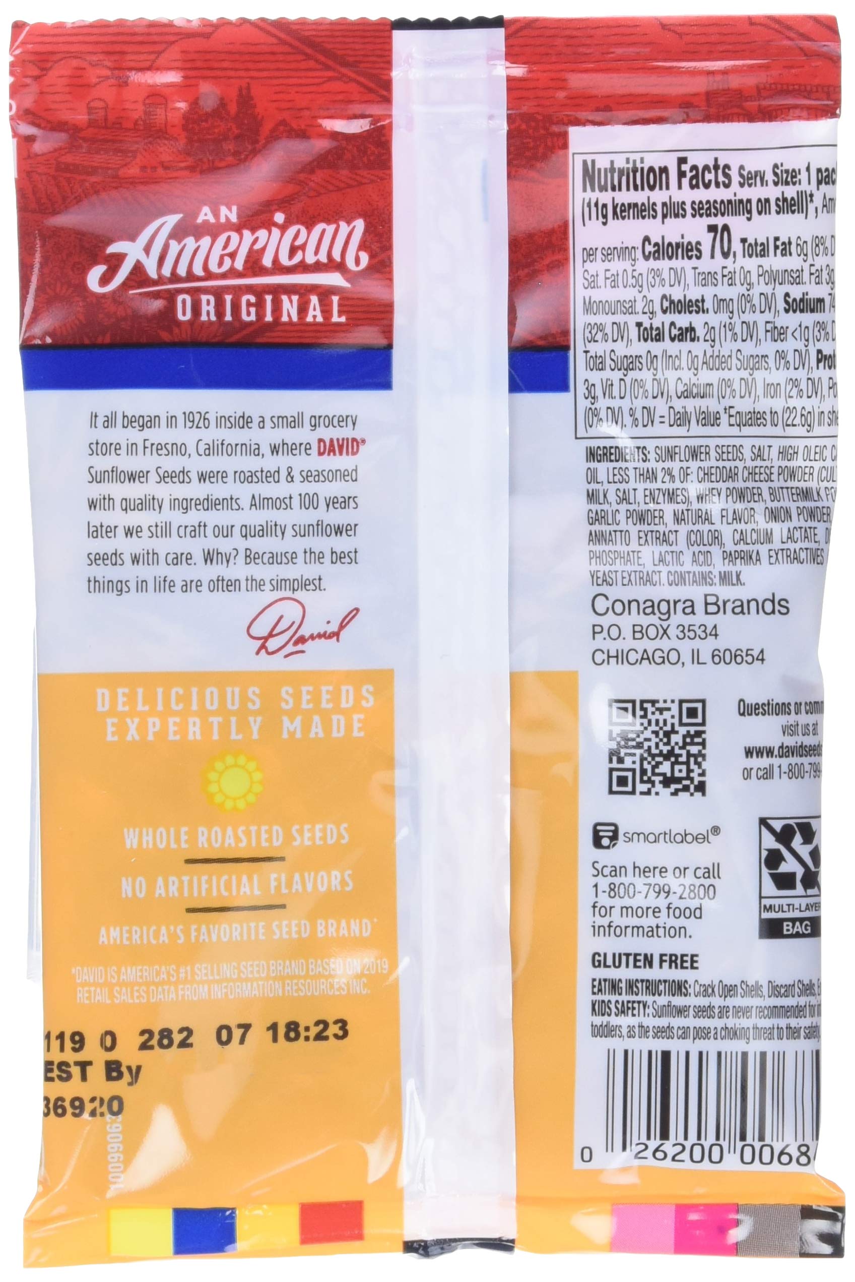 Primer plano David de textura y condimento en semillas, revela crujiente y sabor intenso