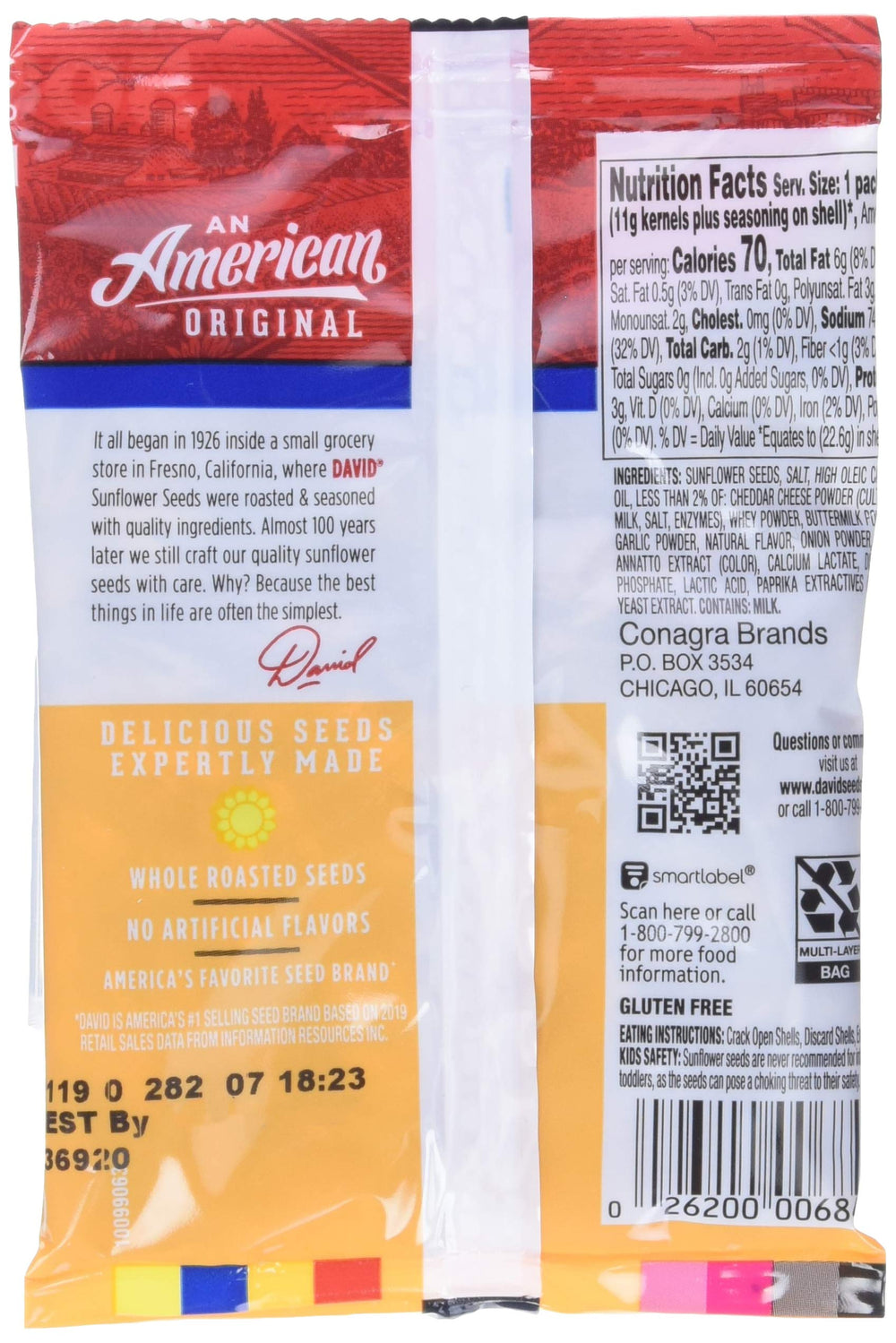 Primer plano David de textura y condimento en semillas, revela crujiente y sabor intenso