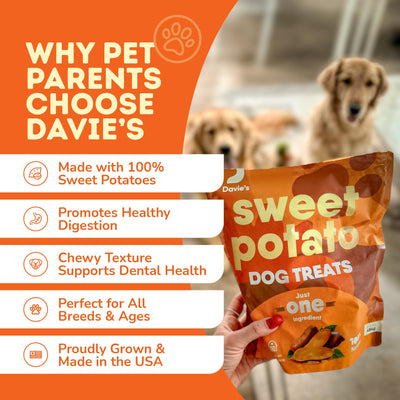 Davie's Naturals etiqueta nutricional del paquete, muestra ingredientes simples
