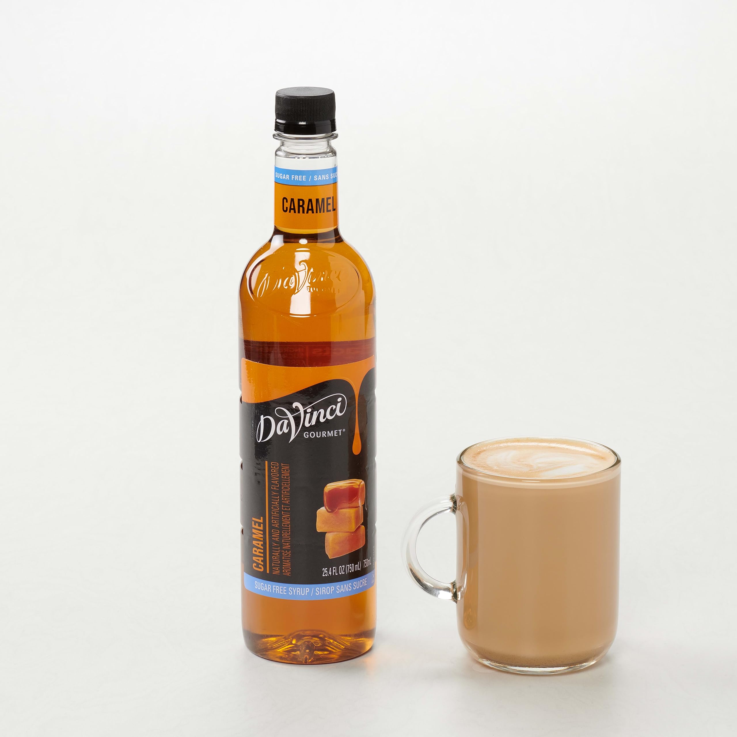 DaVinci Gourmet etiqueta nutricional visible para información clara