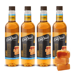 DaVinci Gourmet botella frontal mostrando etiqueta y uso fácil
