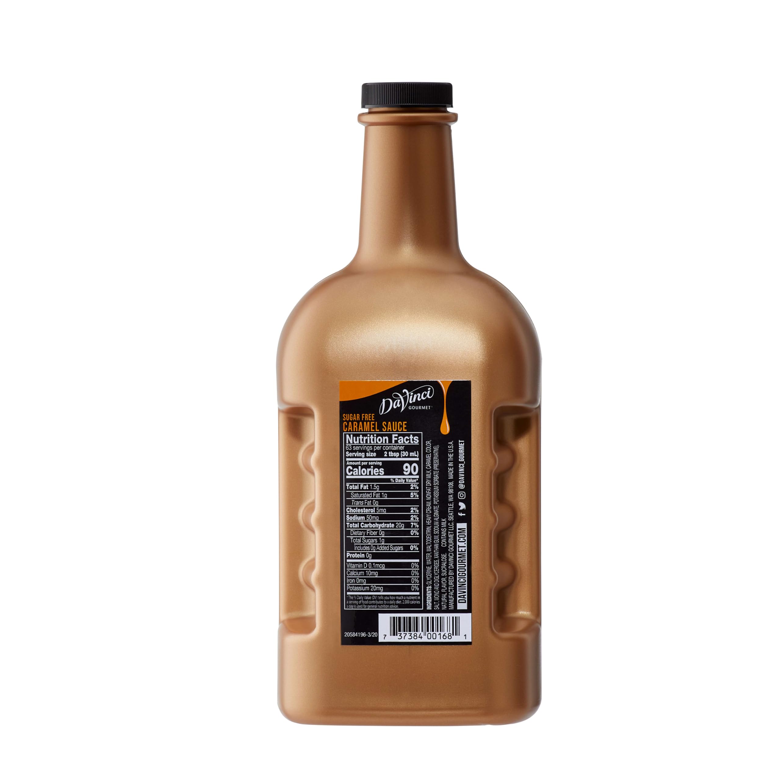 DaVinci Gourmet primer plano de textura cremosa que muestra brillo y consistencia sedosa