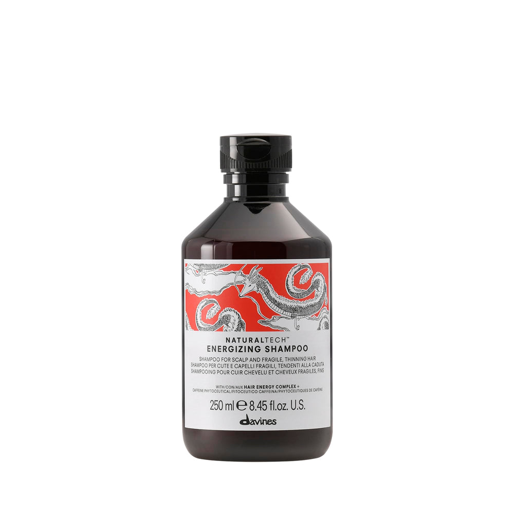 Davines frasco frontal mostrando diseño y uso práctico
