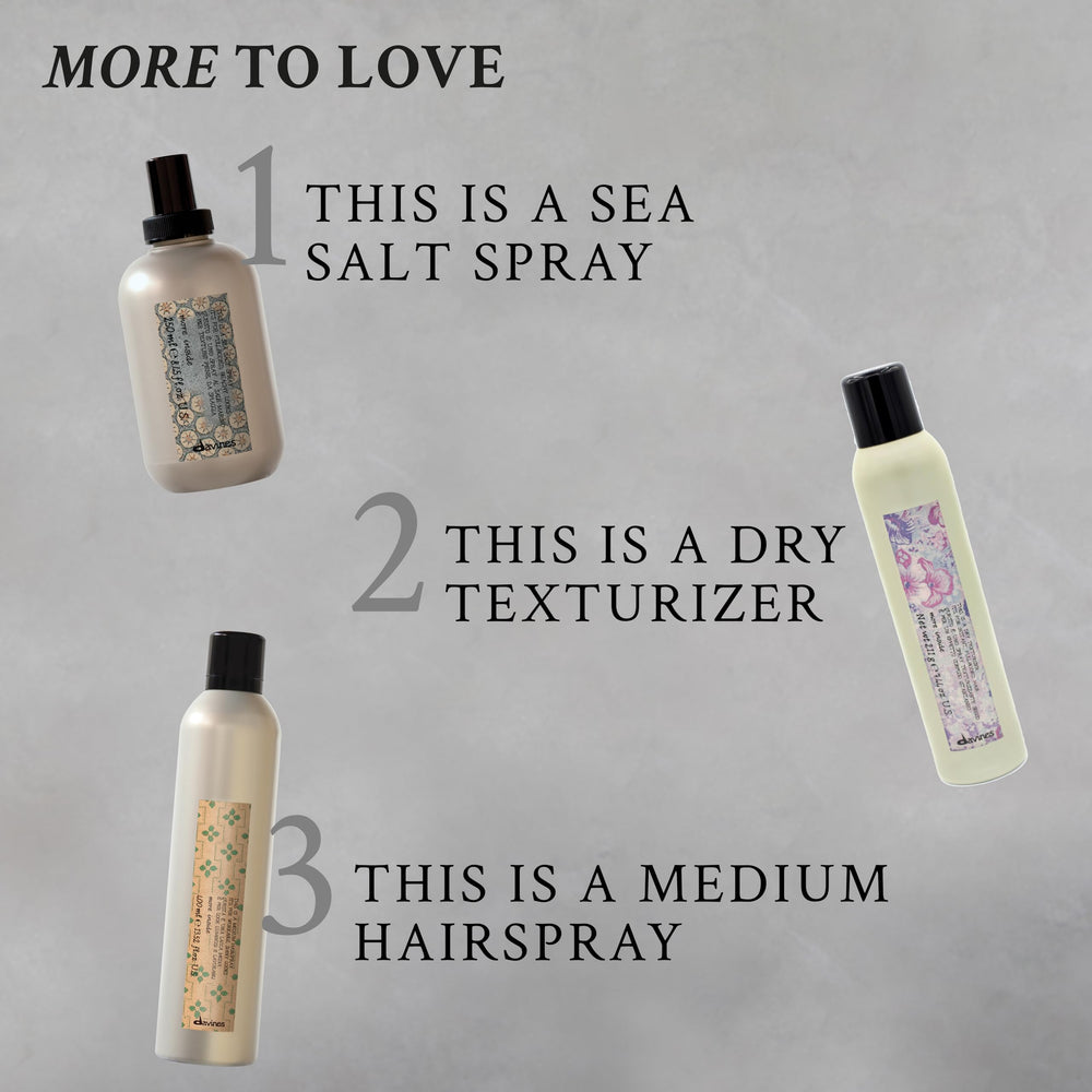 Davines paste on bathroom shelf indicating everyday use and simple integration benefit