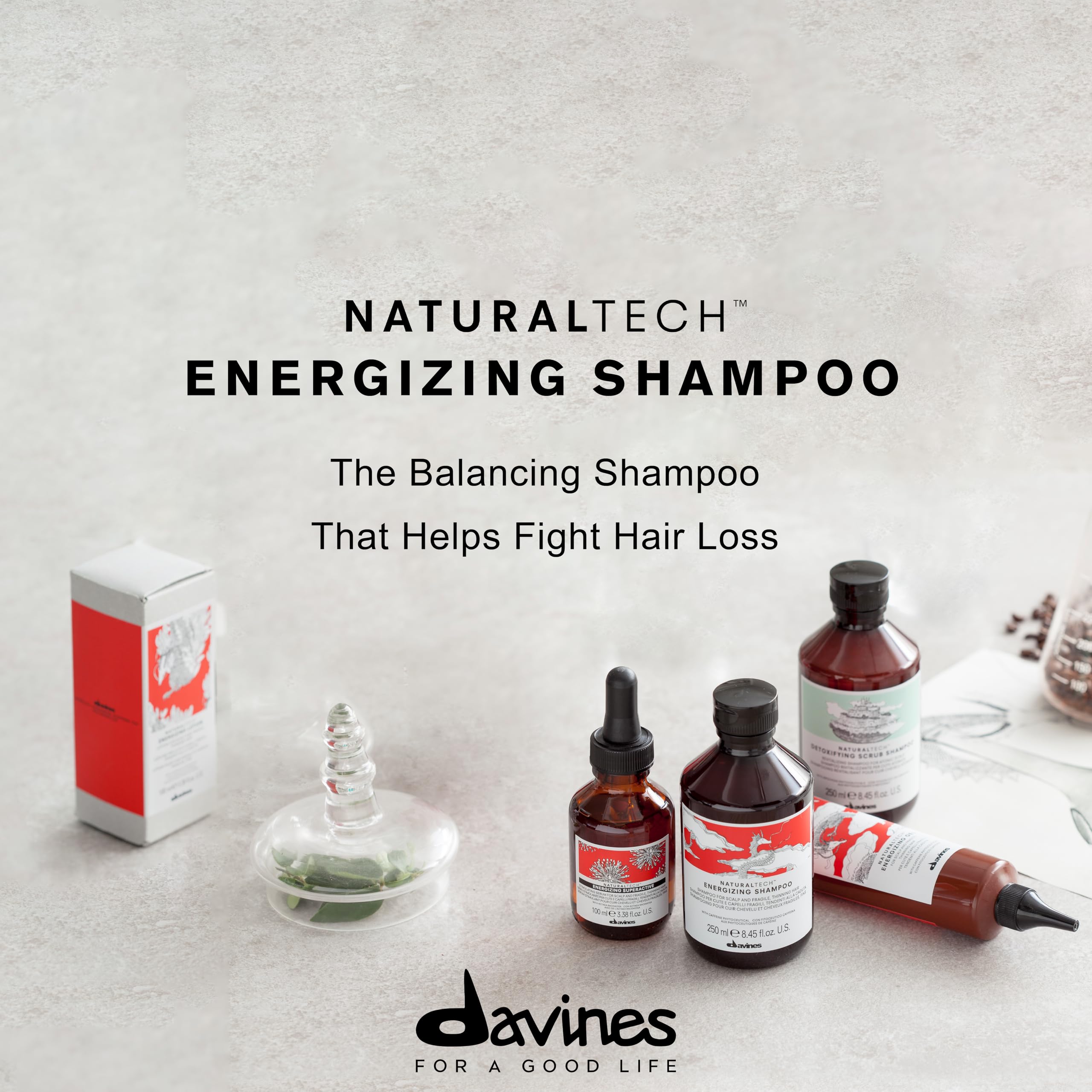 Davines textura de espuma ligera que limpia sin resecar