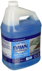 Dawn 1 gallon front label showing product name and concentrated formula benefit