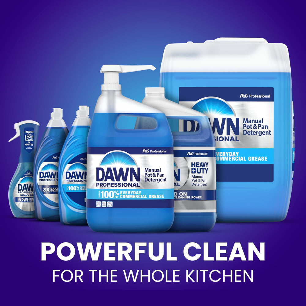 Two 1-gallon Dawn PROFESSIONAL bottles packaged together emphasizing value and supply readiness