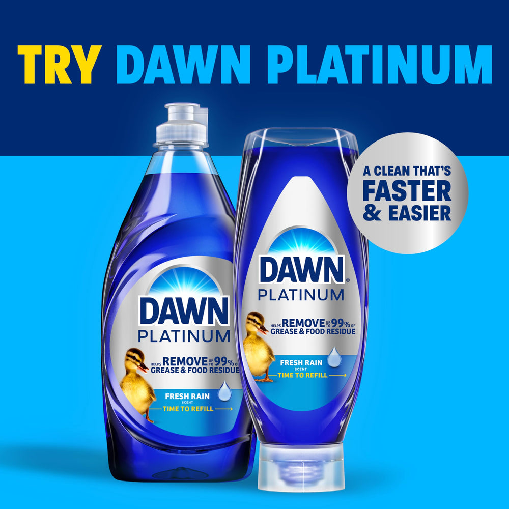 Dawn vertiendo recarga en botella estándar sin goteos