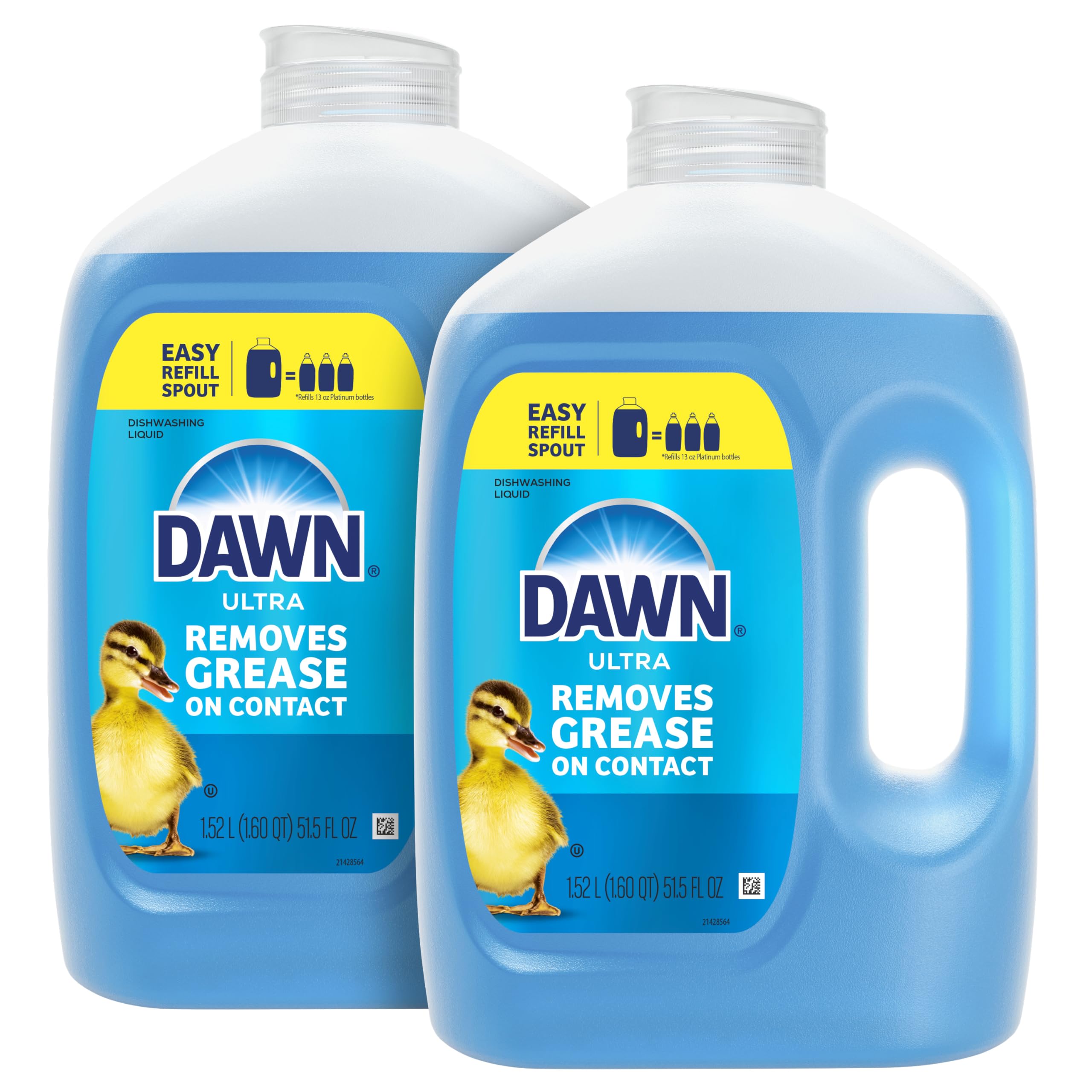 Dawn envase frontal recarga muestra ahorro y potencia