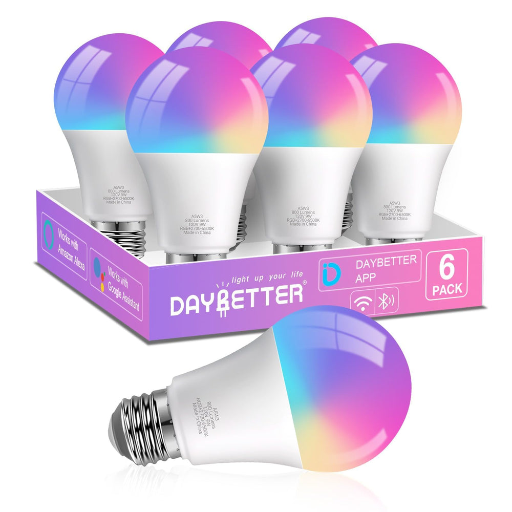 DAYBETTER bombilla frontal mostrando forma y ajuste fácil