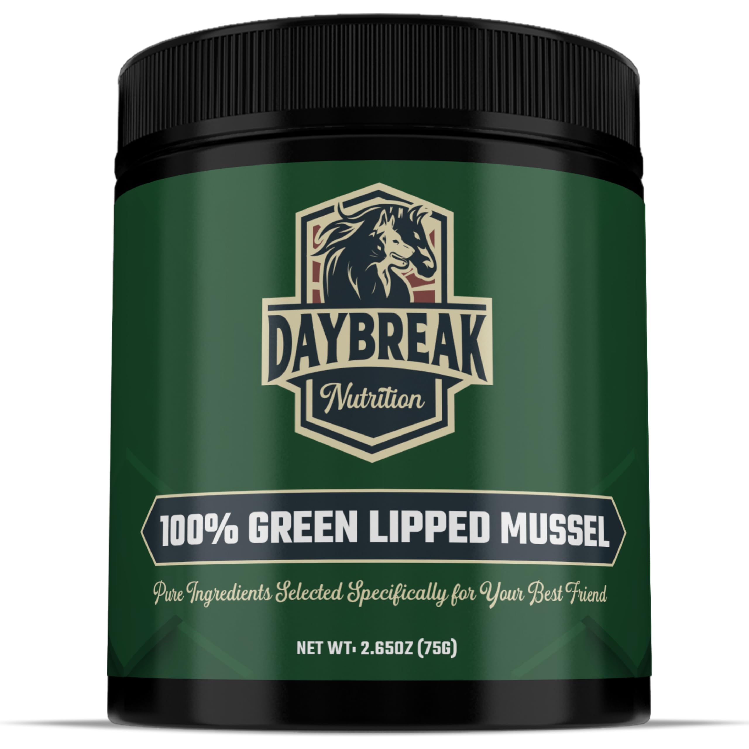 Daybreak Nutrition envase frontal mostrando pureza y uso