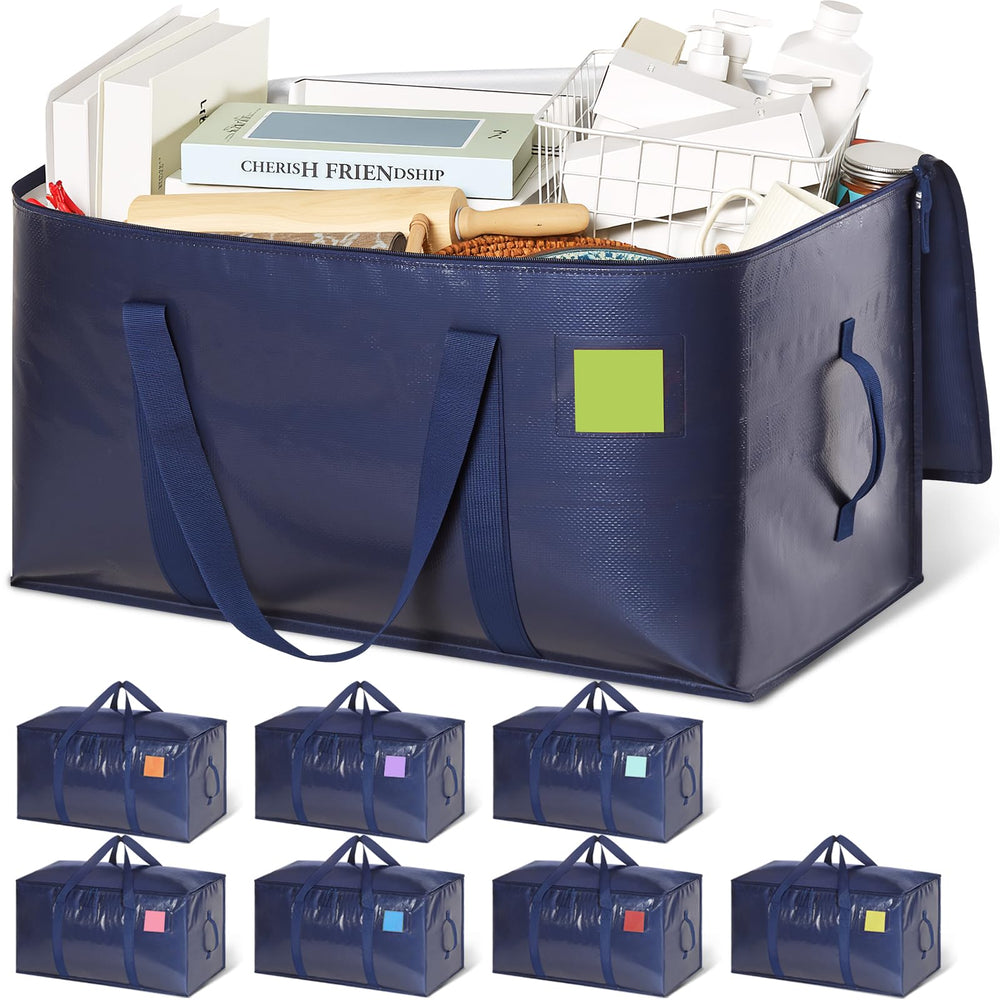DAYSEON frente de la bolsa azul mostrando tamaño grande y capacidad