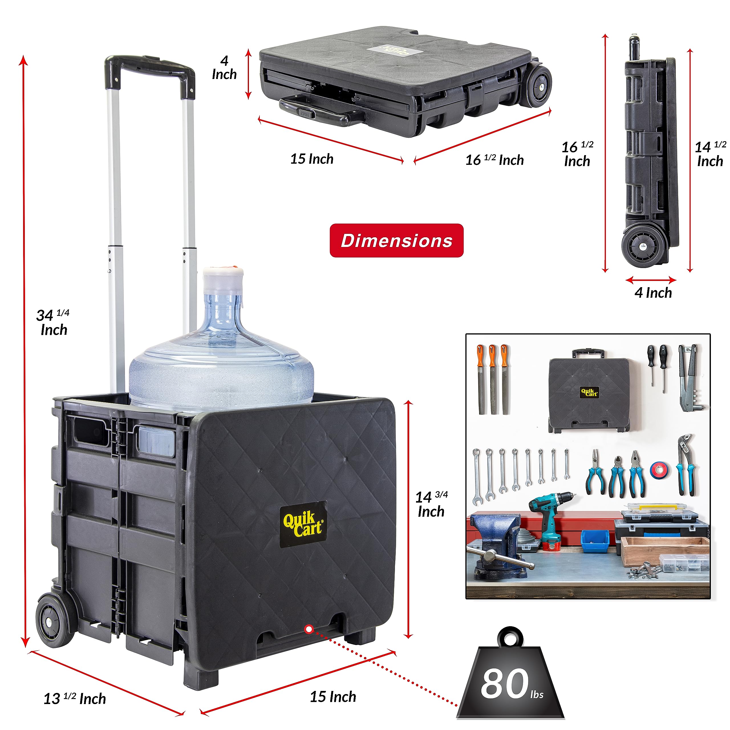 dbest products detalle de ruedas resistentes para transporte sin esfuerzo