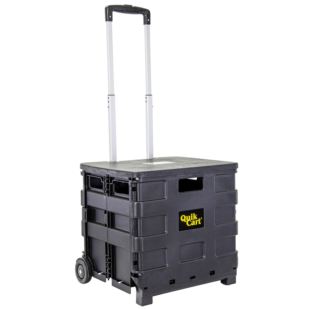 dbest products vista frontal del carrito mostrando capacidad y manejo cómodo