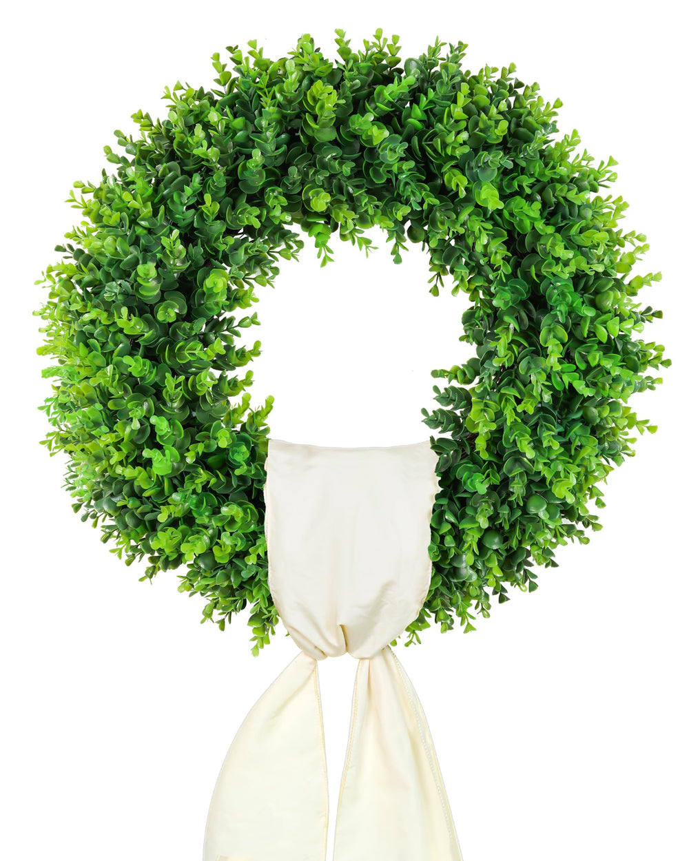 DDHS corona frontal 20 pulgadas mostrando bienvenida y estilo acogedor