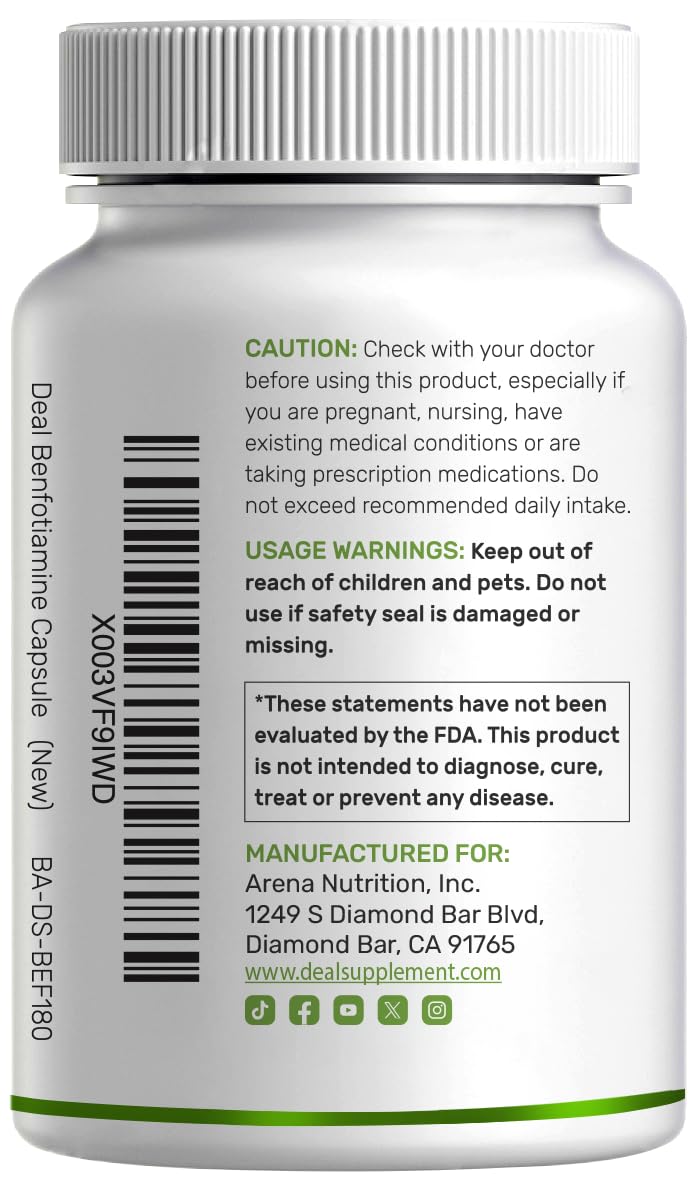 DEAL SUPPLEMENT sello non-gmo y sin alérgenos evidenciando calidad
