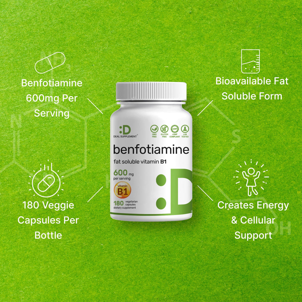 DEAL SUPPLEMENT etiqueta legible con ingredientes y dosis destacada