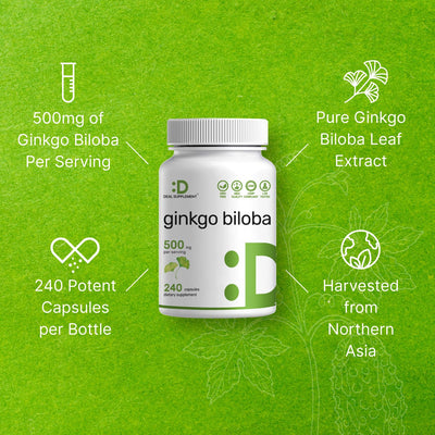 DEAL SUPPLEMENT frasco junto a una regla para mostrar tamaño y cantidad