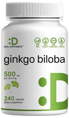 DEAL SUPPLEMENT frasco frontal mostrando 240 cápsulas y beneficios claros