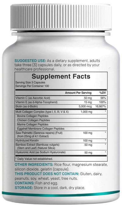 DEAL SUPPLEMENT frasco junto a un vaso que sugiere toma diaria sencilla