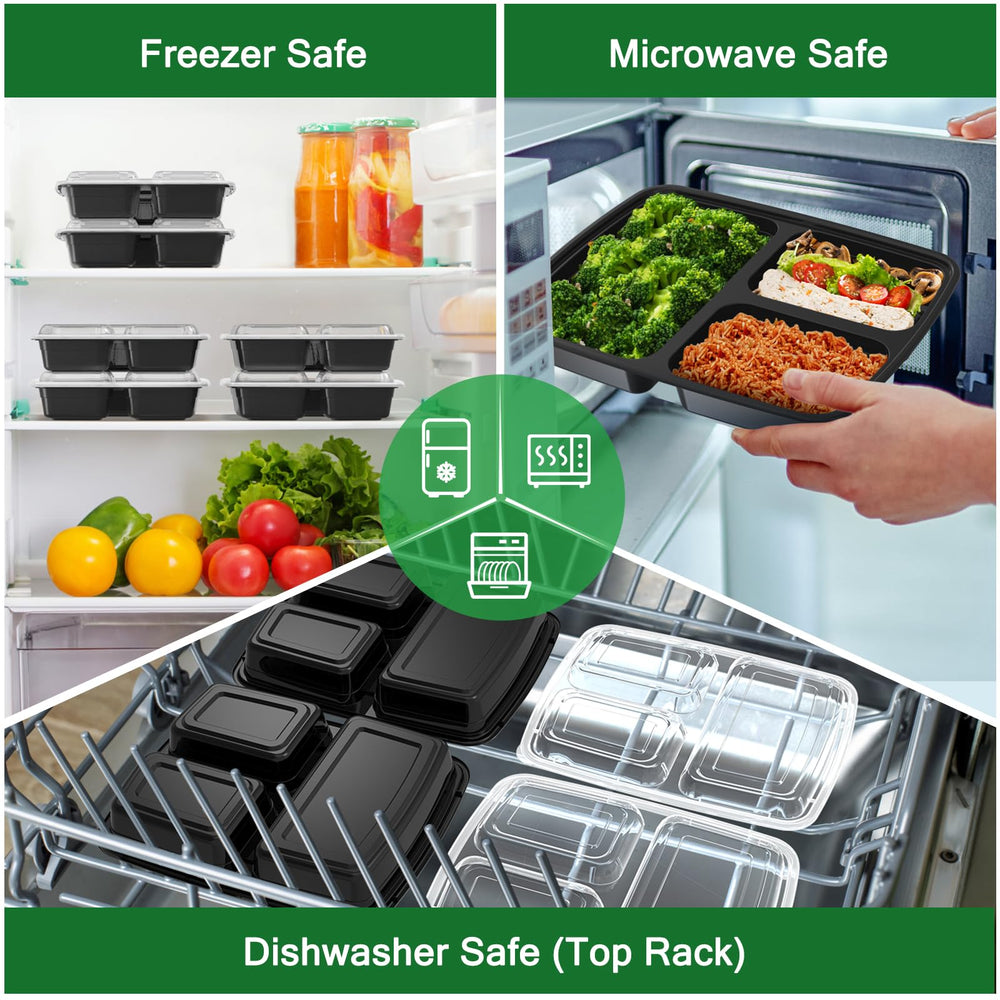 Dealusy contenedor en uso con comida preparada, facilita llevar comidas