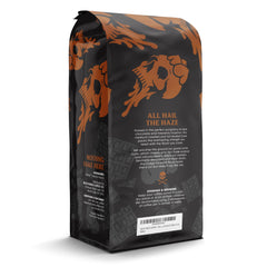 DEATH WISH COFFEE molido cercano revela textura y frescura