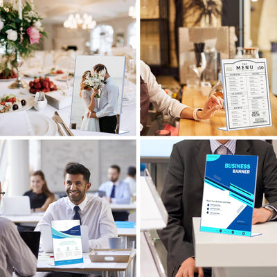 DECOHOBO on a restaurant counter showing attractive table signage benefit