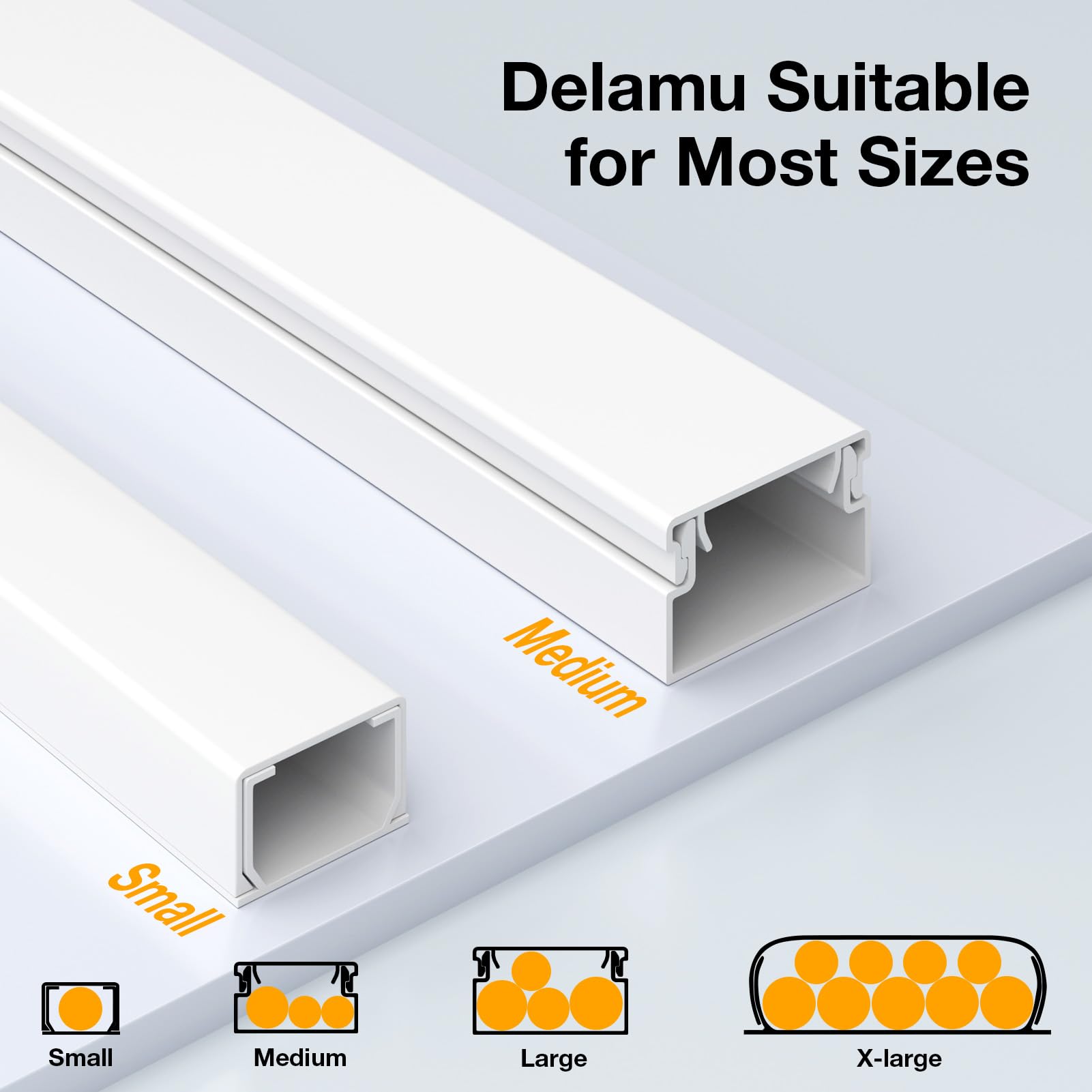 Delamu included adhesive and screws for secure DIY installation