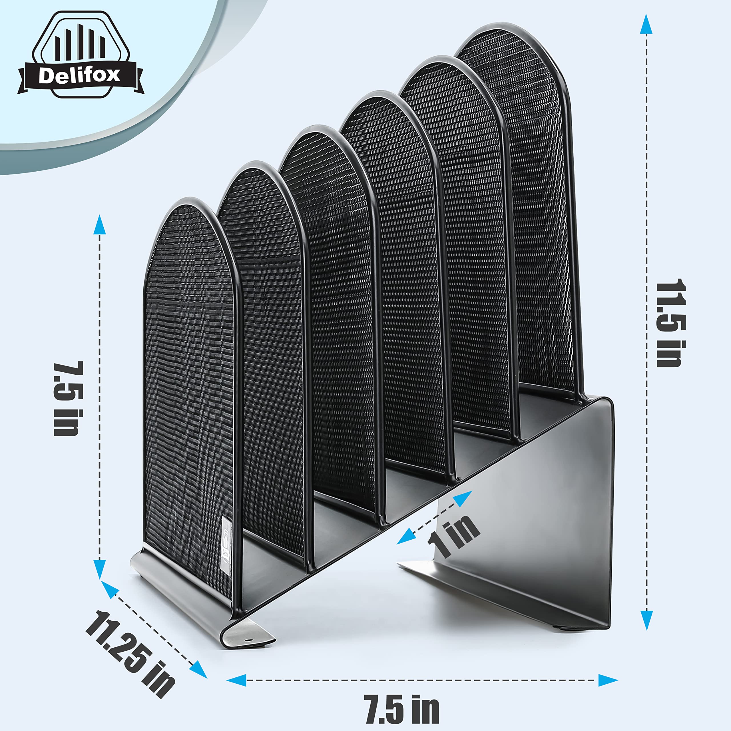 Delifox side profile highlighting inclined design for easy access and visibility