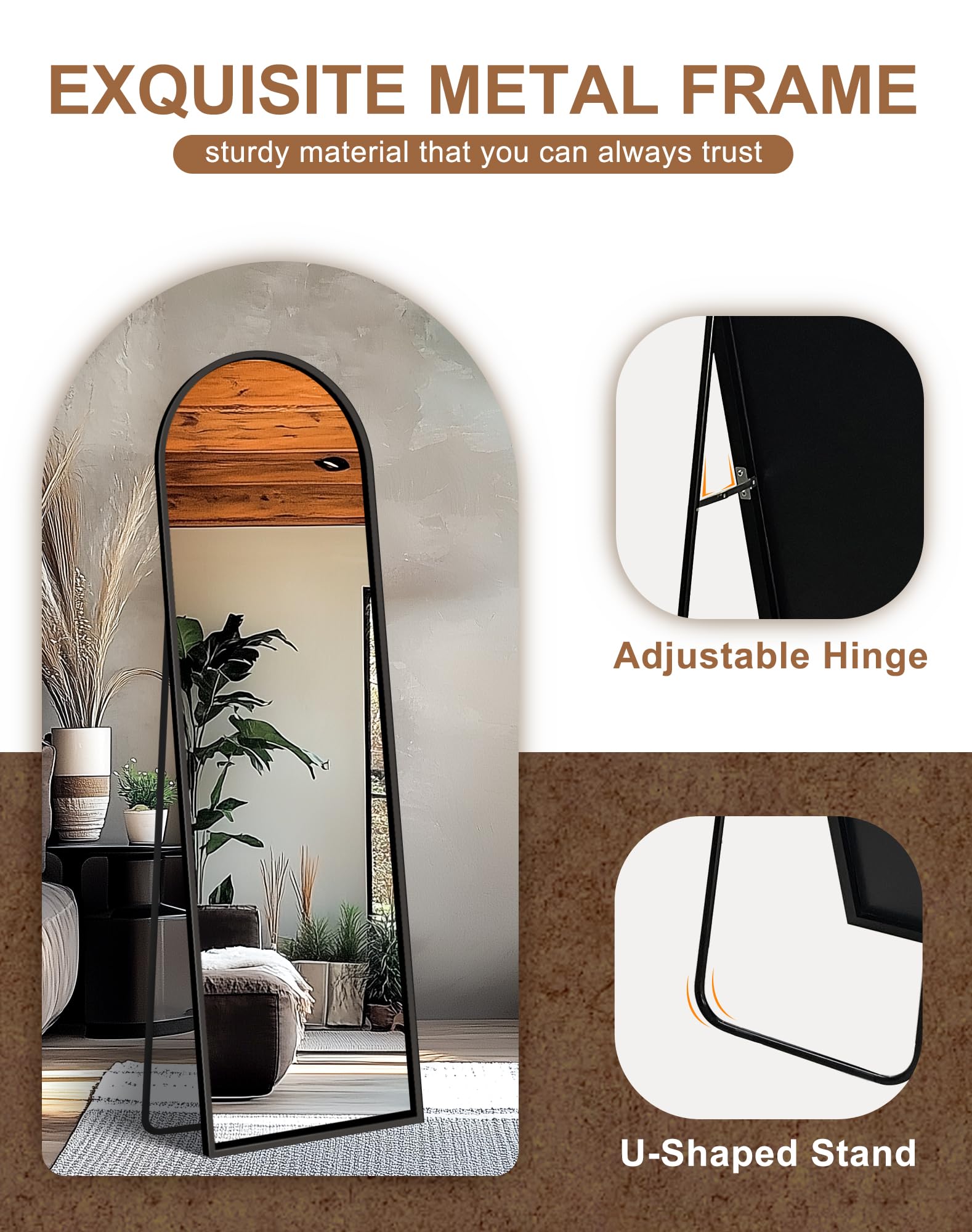 Delma mirror zoom on glass demonstrating HD reflection clarity for true image