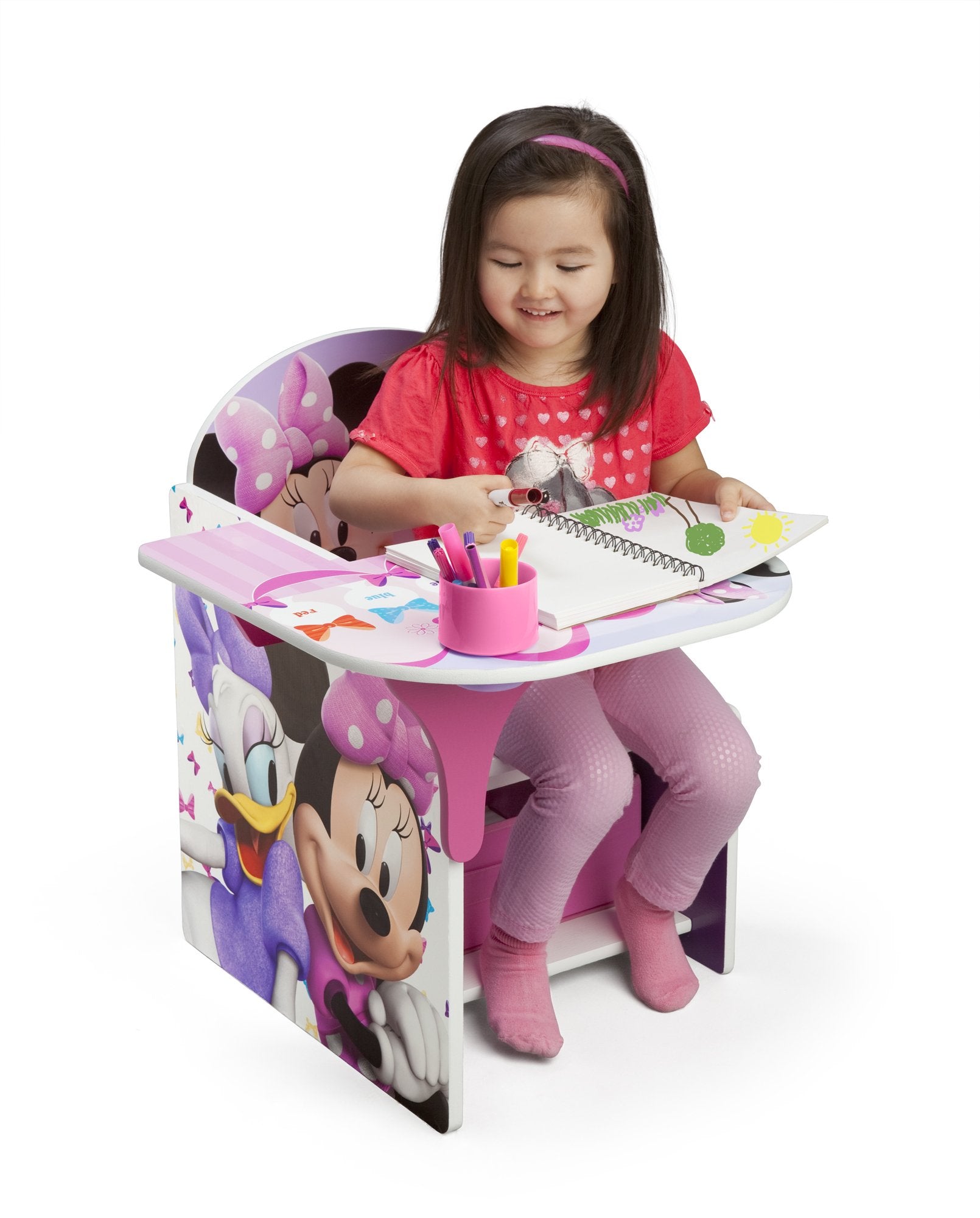 Delta Children primer plano del gráfico de Minnie preservado por acabado resistente