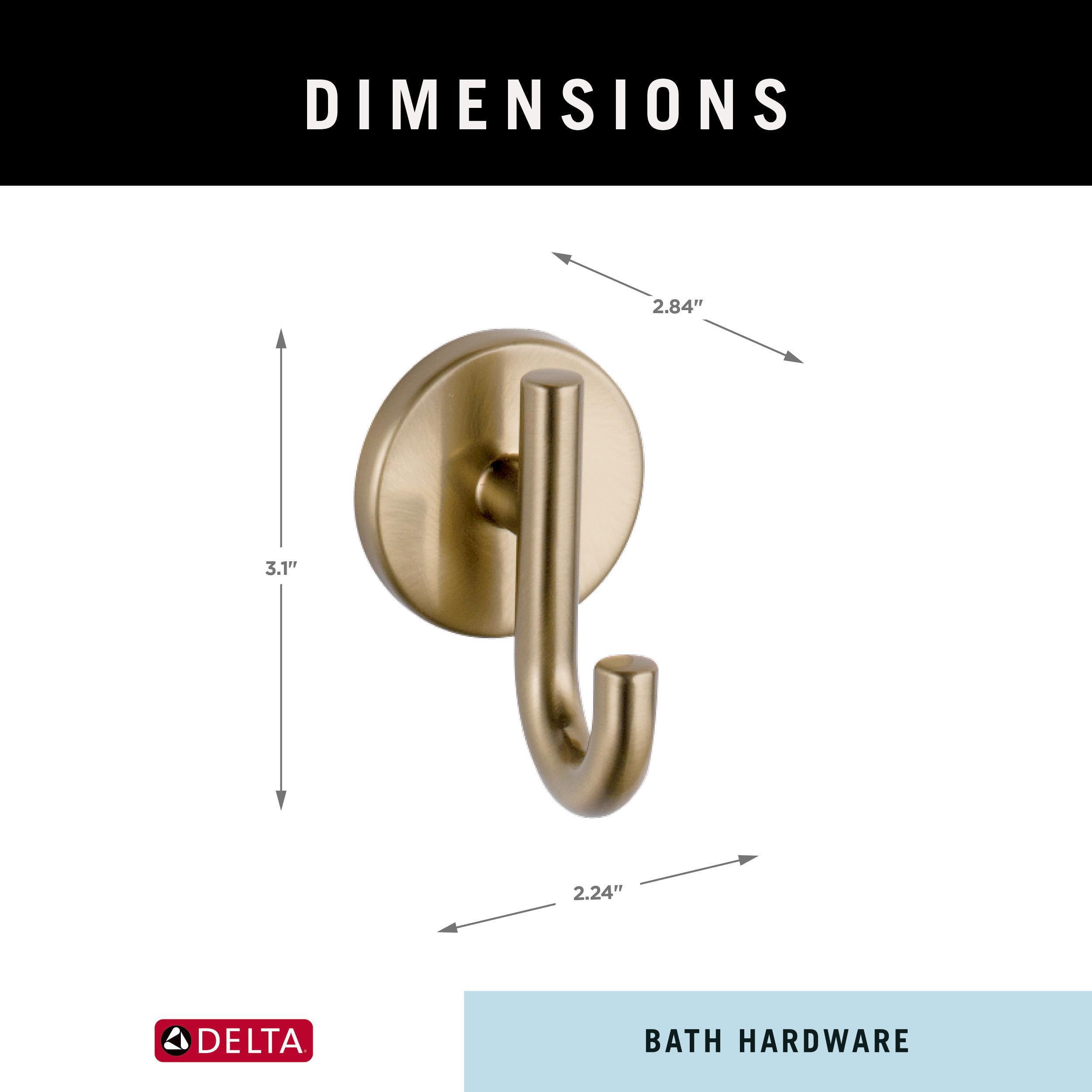 DELTA Trinsic hook in a modern bathroom lifestyle setting enhancing decor and function
