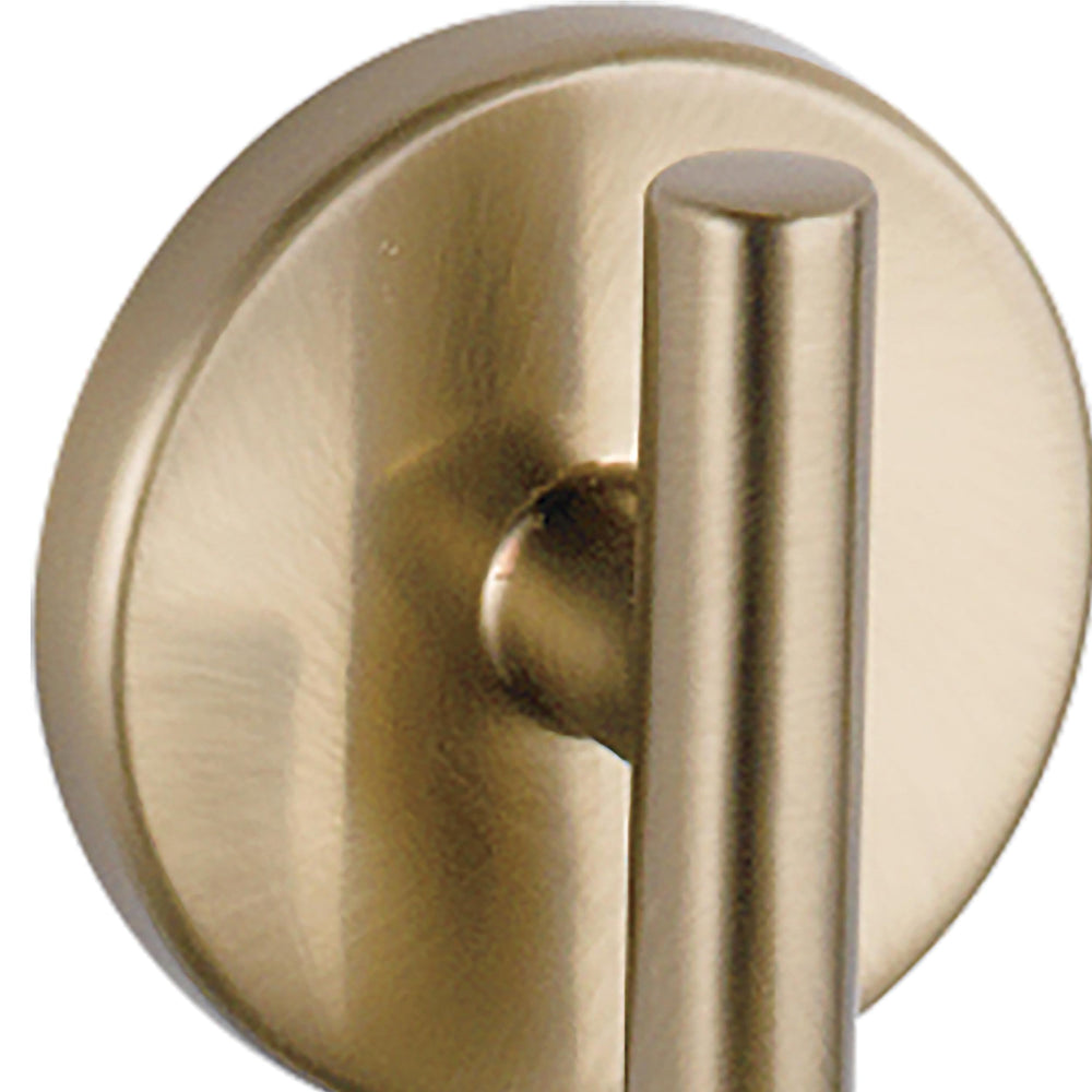 DELTA Trinsic hook with towel to show size and scale for small bathrooms