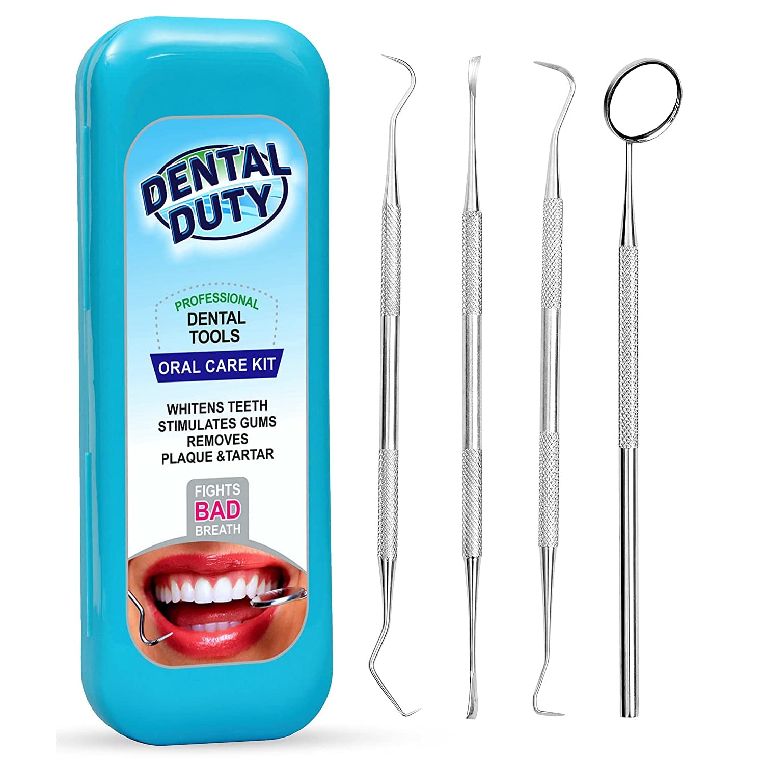Dental Duty vista frontal del kit aqua, diseño resistente y completo