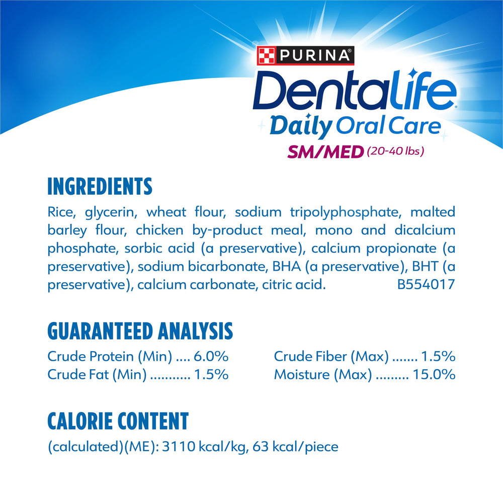 Bolsa resellable DentaLife abierta, mantiene frescura y crujiente eficientemente